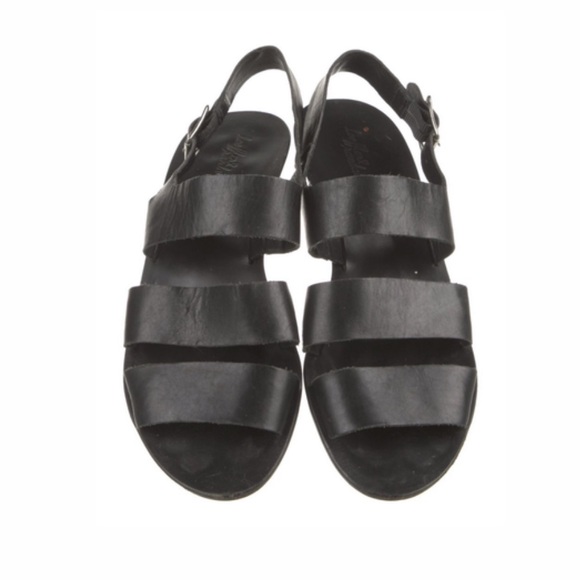 Loeffler Randall Brown Leather Slingback Sandals | 6 - Picture 1 of 9
